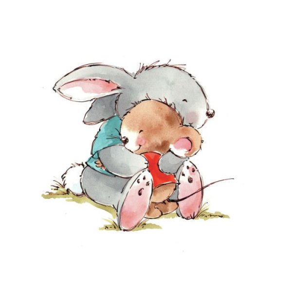 Заяц и мышка