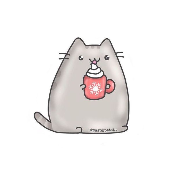 Котики няшные для скетчбука