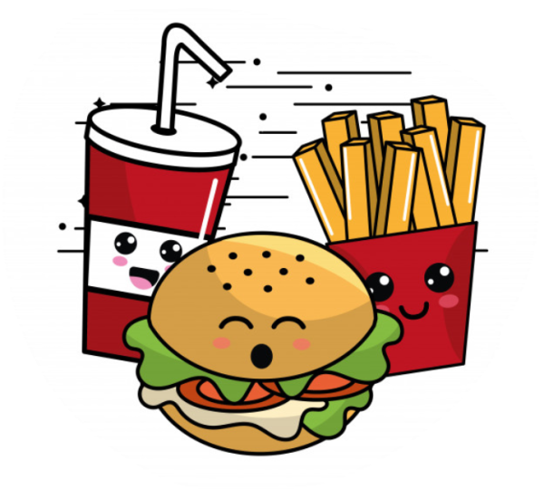 Рисуночки фаст фуд
