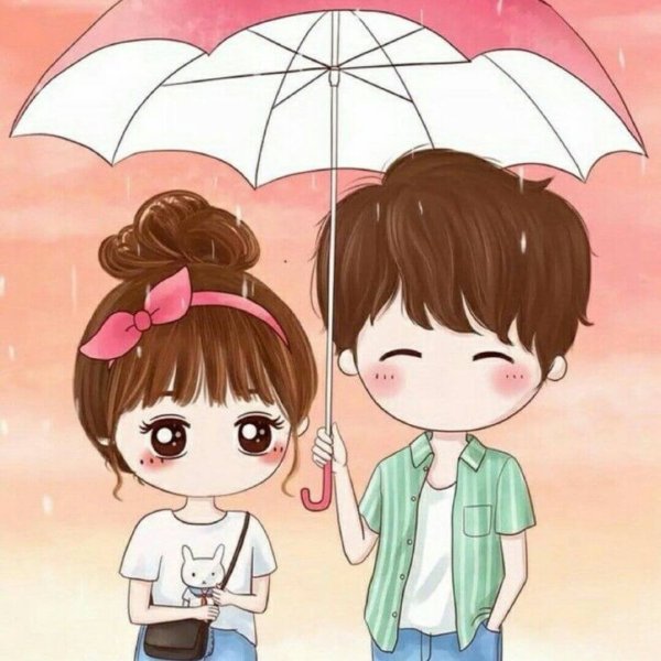 Милые мультяшные парочки