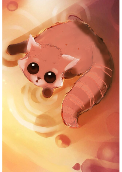 Милое аниме животное