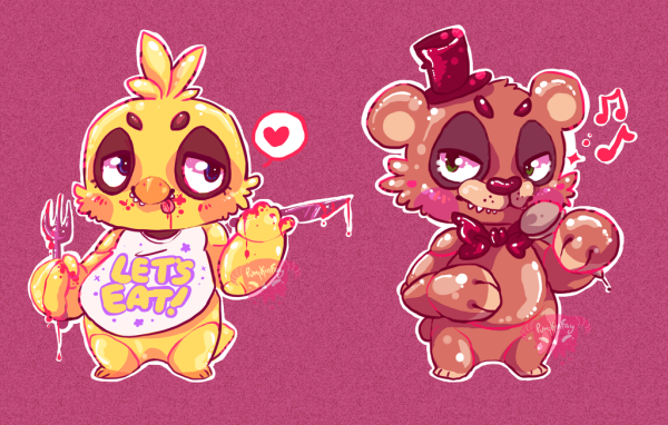 Раскраски АНИМАТРОНИКИ милые