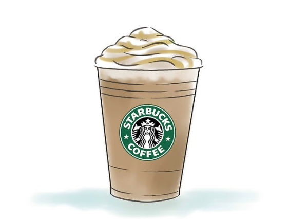 Кофе Старбакс рисунок
