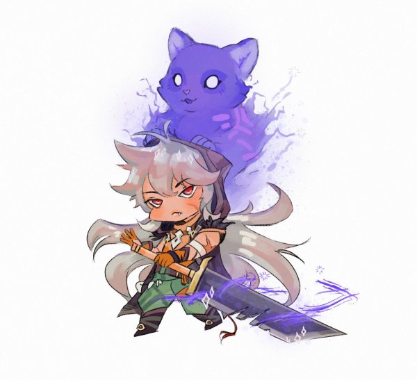 Рейзор Геншин с волком