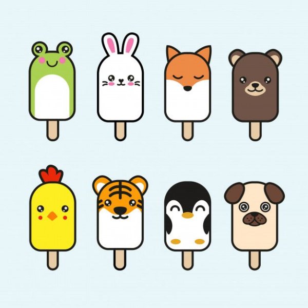 Стикеры bt21 маленькие