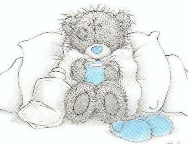 Мишка Тедди болеет