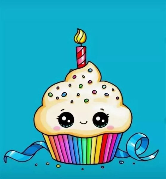 Лёгкие кавайные рисунки