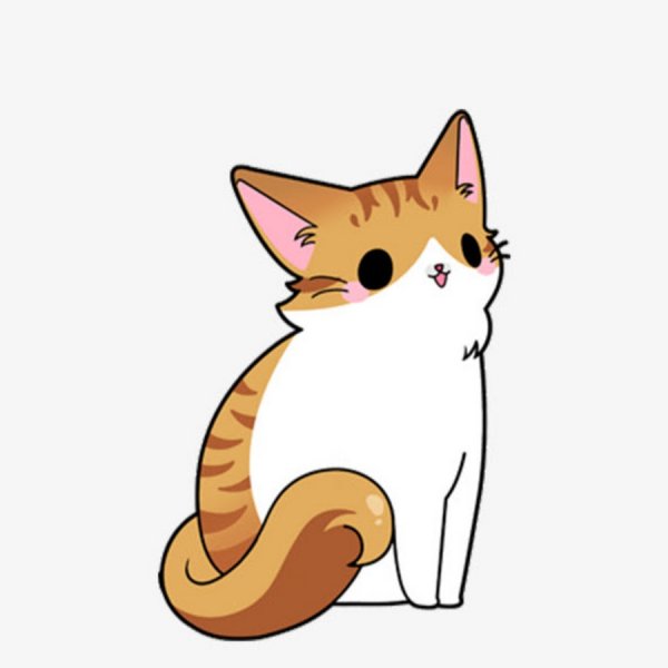 Милый мультяшный кот