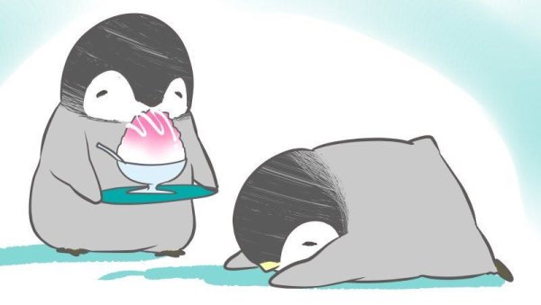 Милый Пингвин рисунок