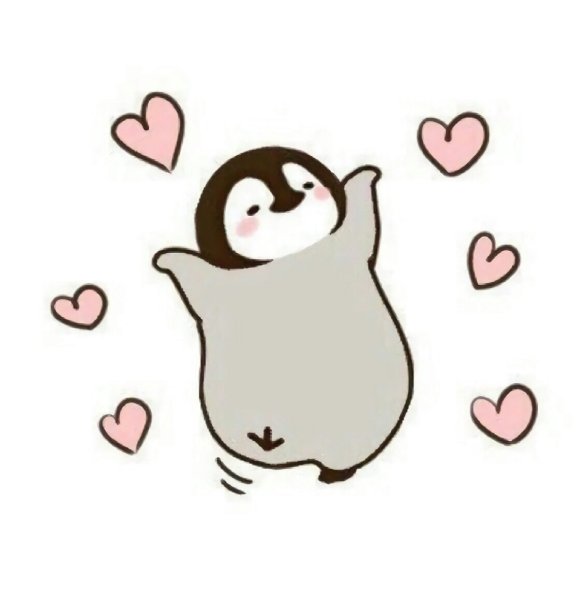 Милые пингвины для срисовки