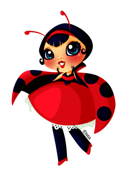 Божья коровка мультяшная