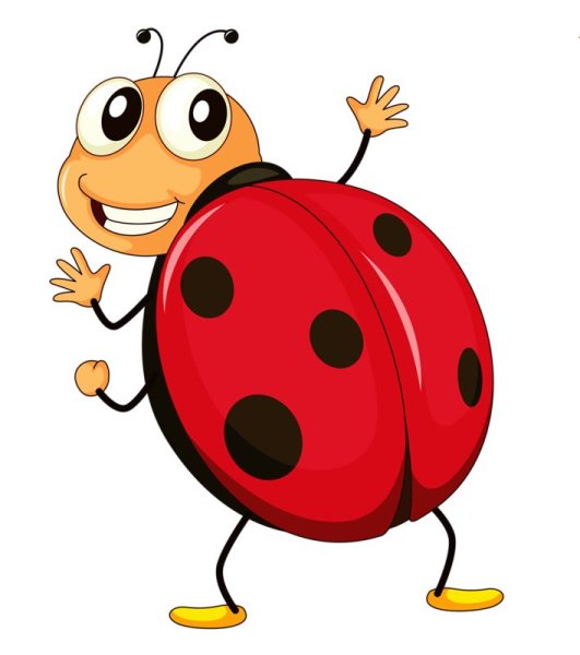 Мультяшные Божьи коровки
