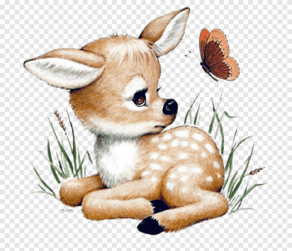 Милые мультяшные лисята