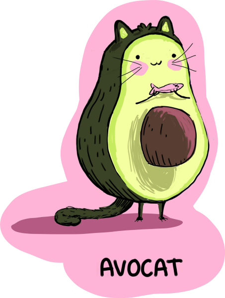 Милое авокадо