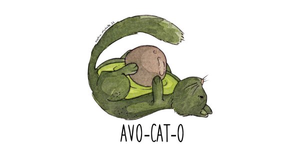 Авокадо котик