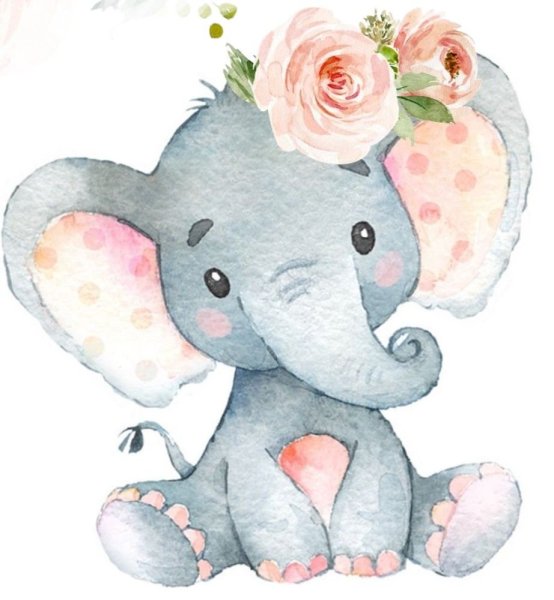 Слоник для срисовки