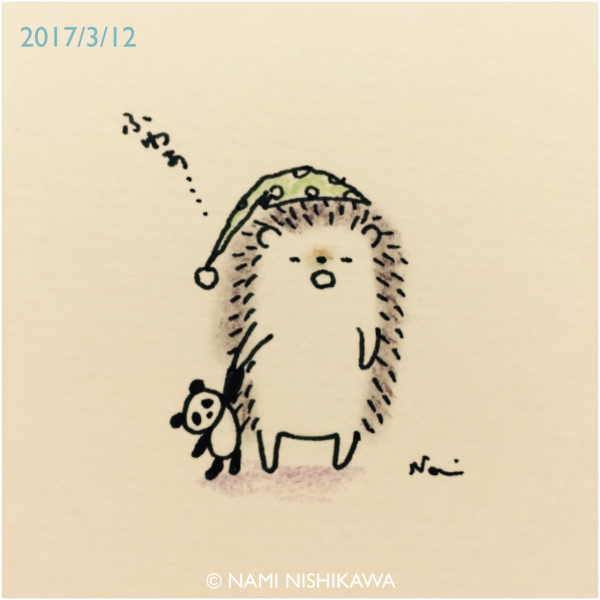 Милый Ёжик нарисованный