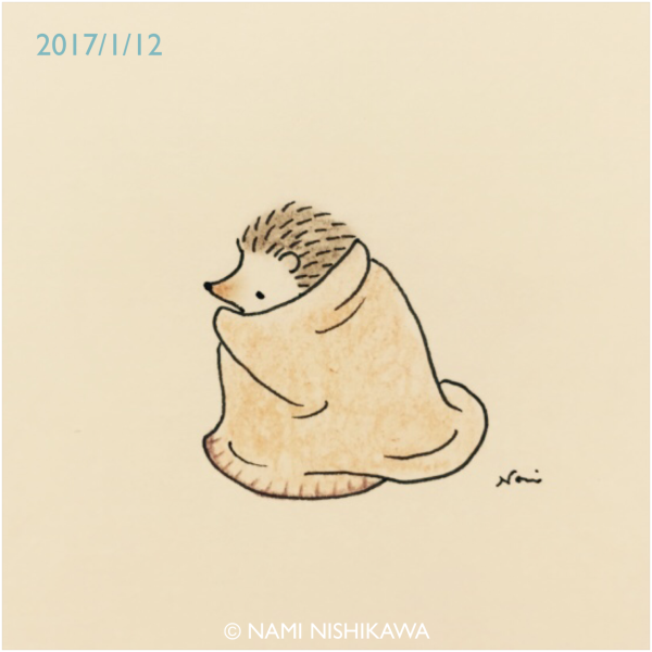 Милый Ёжик нарисованный