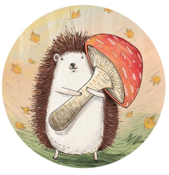 Милый Ёжик арт