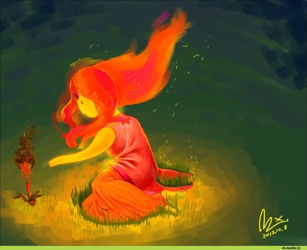 Принцесса пламя арты