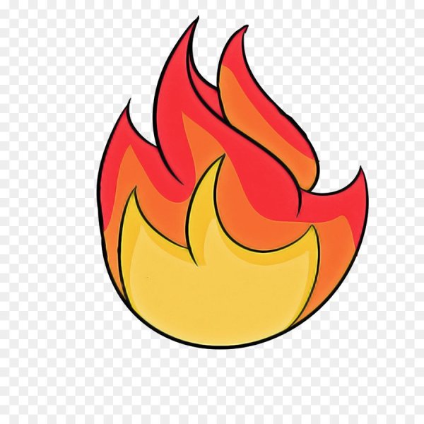 Огонь в мультяшном стиле