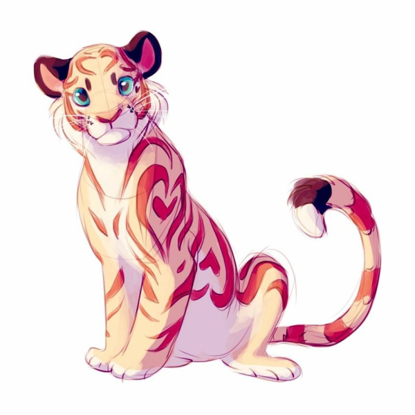 Мультяшные тигры