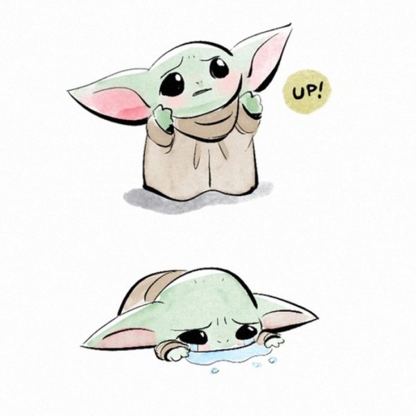 Йода рисунок милый