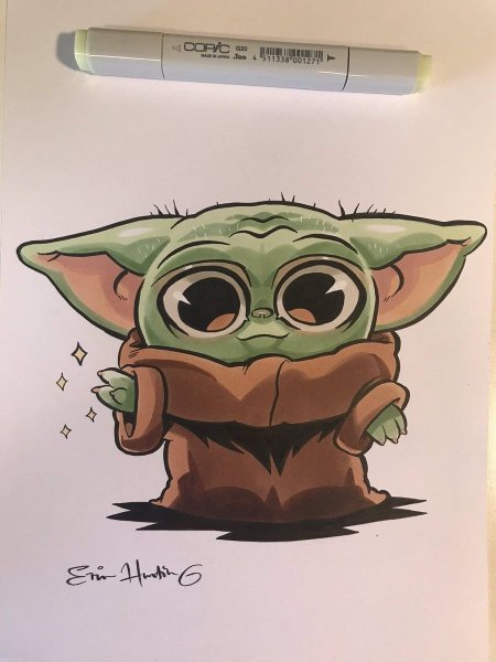 Йода рисунок