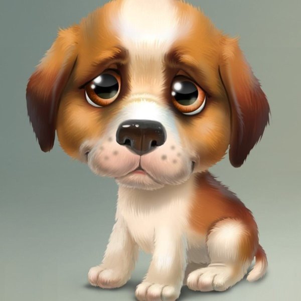 Красивые собачки милые мультяшные
