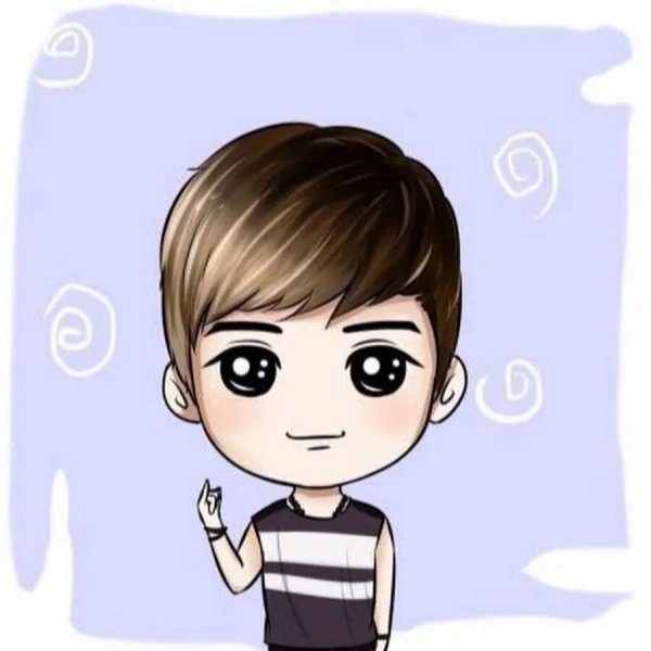 Мальчик в мультяшном стиле