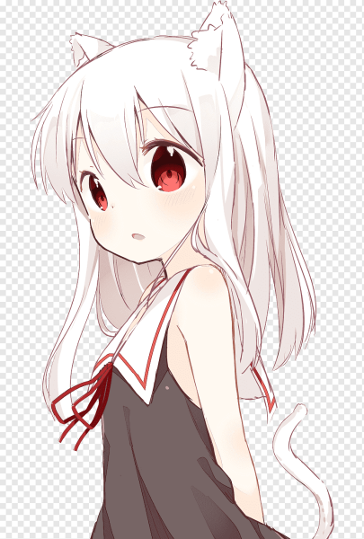 Аниме девочки кошки