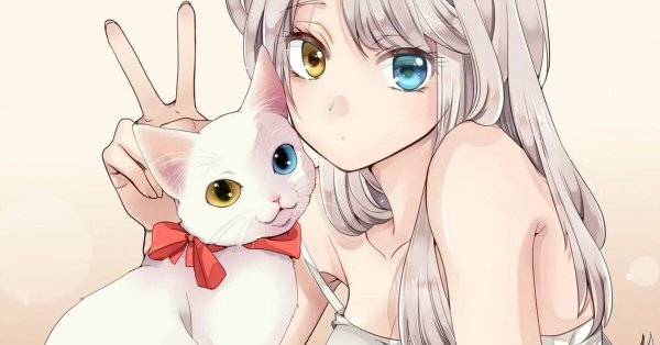 Аниме девушки кошки