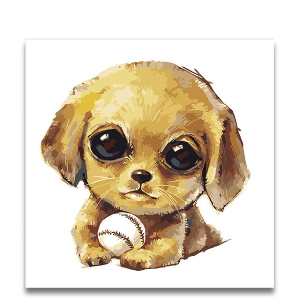 Милые нарисованные собачки