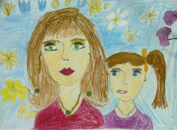 Конкурс рисунков мама милая моя