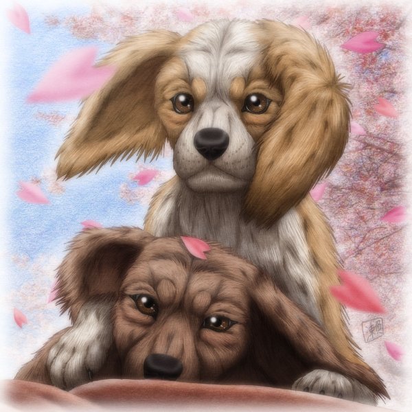 Милые собачки мультяшные