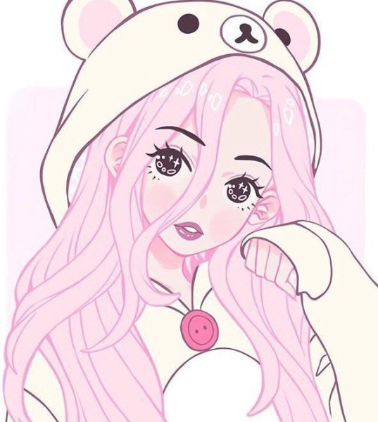 Розовые милые рисуночки