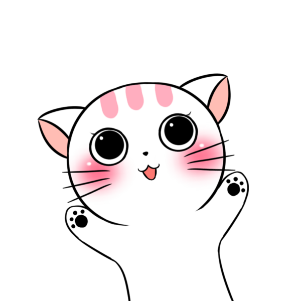 Милый котенок мультяшный