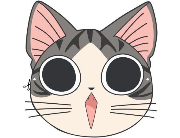 Мордочки котиков для срисовки