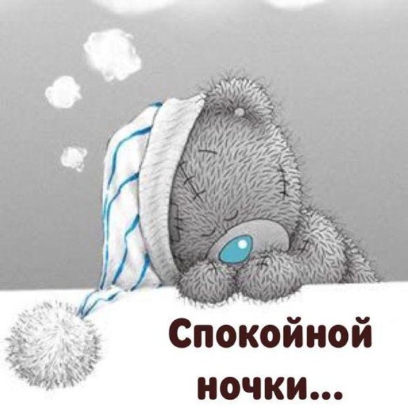 Мишка желает спокойной ночи