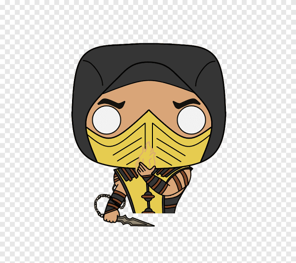 Mortal-Kombat-Scorpion стикер