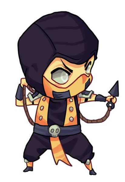 Mortal Kombat Скорпион Чиби