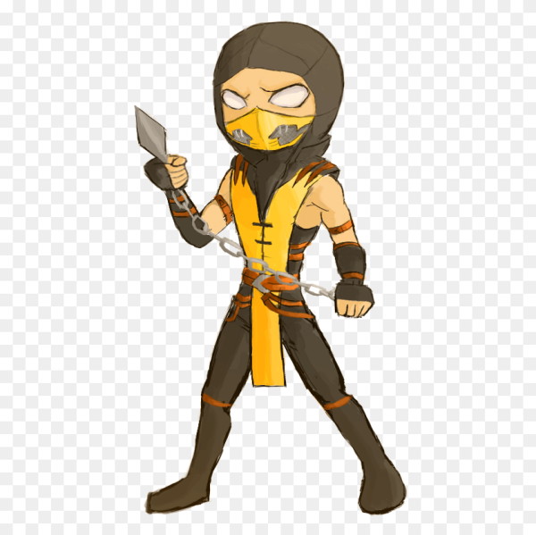 Mortal Kombat Скорпион Чиби
