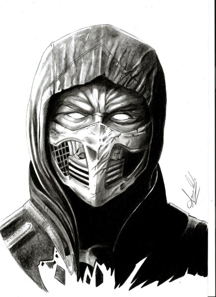 Тату мортал комбат НУБ сайбот