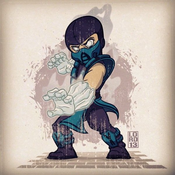 Scorpion Mortal Kombat Chibi