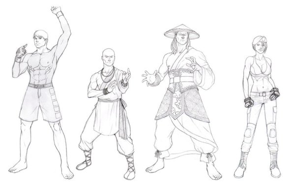 Раскраски мортал комбат 11 Рейден