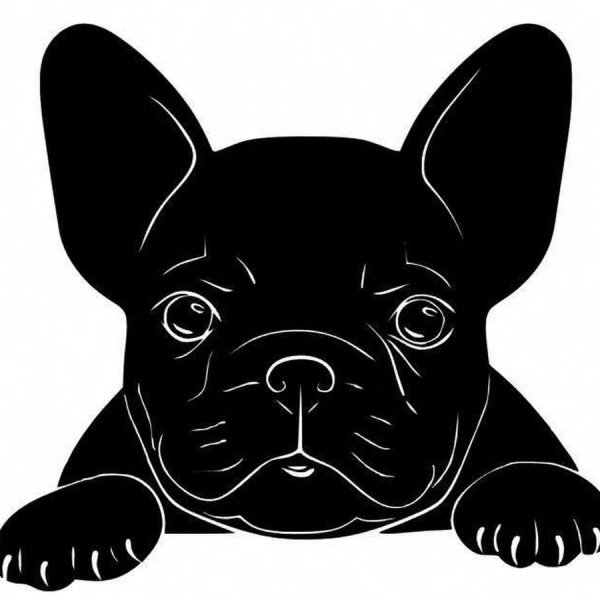 Французский бульдог карикатура