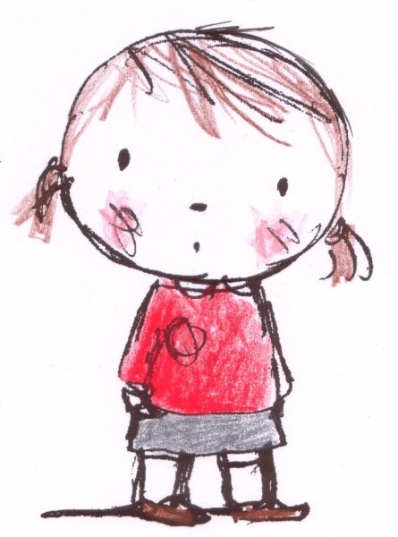 Миленький рисунок человечка