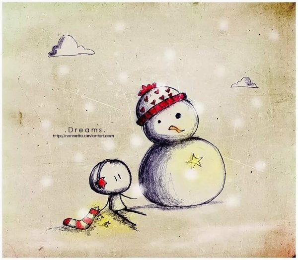 Человечек с сердечком