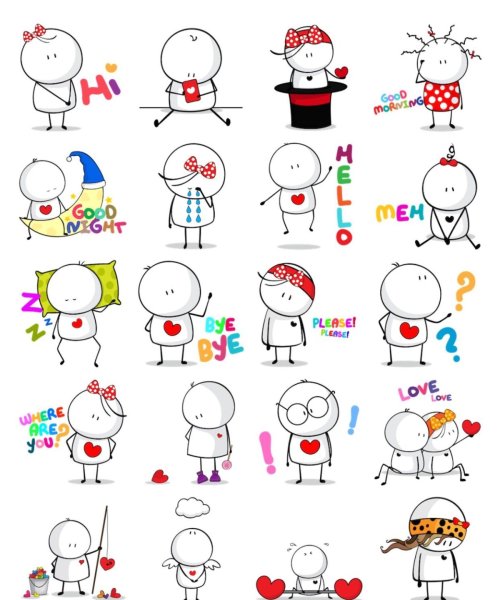 Маленькие грустные рисунки