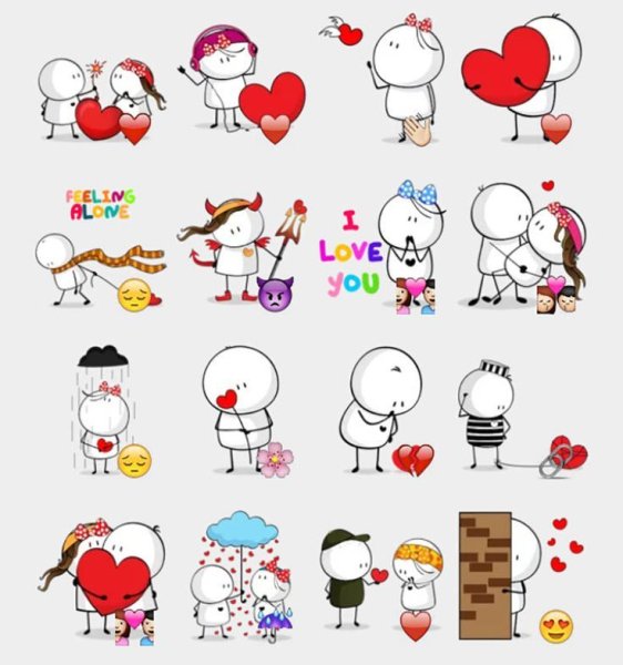 Прикольные человечки картинки